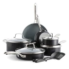 Home Chef Cookware Set - Greenpan 12 Piece Nonstick Pots Pans Gray New. Price: $299.99.