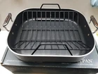 All-clad Roti Pan MC2 #3016 Nonstick Rectangular Roasting Original Box Used. Price: $59.99.