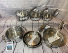 Viking 12PC 3-PLY 18/8 Stainless Steel Cookware Set Pots Pans Multi-ply New. Price: $699.99.