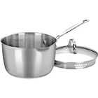 Cuisinart Chef's Classic Stainless 3-QT Cook And Pour Saucepan With Cover New. Price: $67.14.