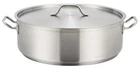 Winco Commercial-grade Stainless Steel Brazier With Lid, 15 Quarts New. Price: $133.31.