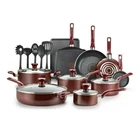 T-fal Easy Care Nonstick Cookware 20 Piece Set Red Features Comfortable Home New. Price: $89.99.