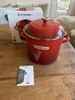 Le Creuset Enamel On Steel 16. Qt 28 Cm Stockpot Cerise Cherry Red New Nib. Price: $149.99.