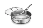 Vocvoi Stainless Steel With Lid, 6 Qt Saute Pan, 12 Inch Fry New. Price: $34.19.