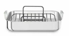 Kitchenaid KC1T16RP Triply Stainless Steel Turkey Roaster Rack Brushed New. Price: $45.00.