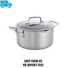 Zwilling Clad CFX6 Qt, Non-stick, Stainless Steel Ceramic Dutch Oven New. Price: $209.98.