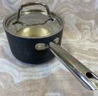 Members Mark 3 Quart Sauce Pan / Pot With Lid Anodized Professional Quality Used. Price: $19.79.