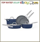 Calphalon Premier Ceramic Nonstick 8-PIECE Cookware Set, Midnight Blue New. Price: $442.42.