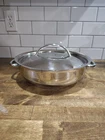 Kirkland Signature 4QT Stainless Steel Copper Core Chefs Casserole Pot Pan Used. Price: $59.95.