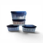 Temptations By Tara Old World Black Plastic Locking Lid Food Storage Containers Used. Price: $19.99.