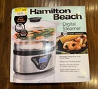 Hamilton Beach Digital Steamer 5.5 Qt Never Used Still In Box Free Ship (37530Z) Open. Price: $65.00.