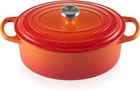 Creuset Enameled Cast Iron Signature Oval Dutch Oven New. Price: $444.99.