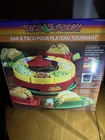 Nib Taco Tuesday Party Bar Lazy Susan Heating Pot Nacho Trays Holders Fiesta New. Price: $40.00.