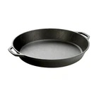 Lodge Cast Iron Seasoned 17" Dual Handle Pan New. Price: $52.49.