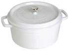 Iron 7 Qt Round Cocotte White Staub Enameled Dutch Oven Cast New. Price: $439.99.