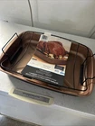 Mainstays Roasting Pan 2-PIECE Set (roasts Up To 30LBS.) Removable Rack New. Price: $14.00.