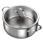 Cooks Standard Dutch Oven Casserole With Glass Lid, 7-QUART Quarts, Silver New. Price: $92.26.