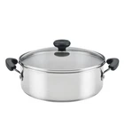 Farberware Suresteel 4 Quart Brushed Stainless Dutch Oven / Stockpot With New. Price: $35.06.