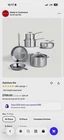 Brand New: Made 10-PIECE Stainless Steel Pan Set Silver W/ Lid Induction. Price: $600.00.