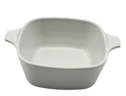 Corningware P-43-B 700ML White Square Casserole Dish Handles No Lid Used. Price: $11.99.