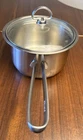 Chantal SL35-162BRS 18/10 Stainless Steel Quart Saucepan With Glass Lid Used. Price: $29.99.