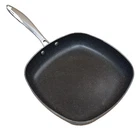 Granitestone Diamond Pro Square Frying Pan Nonstick Black Cookware Skillet 9.5" Used. Price: $11.95.