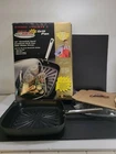 George Foreman 12" Non-stick Anodized Grill Pan Reduce Fat Glass Lid GPH12SL New. Price: $59.95.