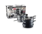 Granitestone 2660 Diamond Non Stick Stackmaster Stackable 10PC Cookware Set - New. Price: $98.00.