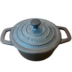 Smith & Clark Ironworks Mini Cast Cocotte 10 Ounce Dutch Oven Black New. Price: $24.99.