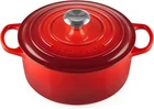 Le Creuset Signature Cast Iron 4 1/2-QT Round Dutch Oven Cerise New. Price: $379.00.