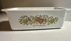 Corningware Spice Of Life Marjolaine Vintage Loaf Pan P-315-B 9X5X3 Inches Used. Price: $27.55.