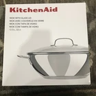 Kitchenaid Wok Glass Lid 12.5 Inch Induction Technology Stainless Steel P505077 New. Price: $70.00.