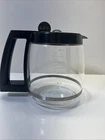 Cuisinart 12 Cup Coffee Maker Replacement Carafe Glass Pot Black W Lid Used. Price: $14.95.