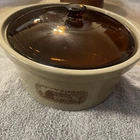Amana Randarange Country Cooker Western Stoneware 4 Qt. Dutch Oven, Used. Price: $25.00.