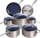 Cookware Set 12PC Nuwave Duralon Blue Ceramic Nonstick Diamond Model 31428 Pfas New. Price: $369.99.