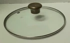 Fal Lid Replacement Fit 9.5" Skillet Pot Glass Top Steam Vent Heat Proof Knob Used. Price: $13.95.