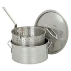 Bayou Classic 1101 10-QT Stainless Steel Pot Perfect For Frying Fish Shri... New. Price: $106.88.
