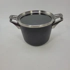 Calphalon Premier Space Saving Hard-anodized Nonstick 4.5 Qt Soup Pot With Lid Used. Price: $39.95.