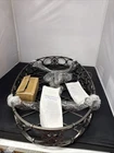 Hanging Black Metal Pot Rack Oval Princess House 5333, Used New. Price: $79.26.