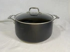 All-clad Metalcrafters 8 Quart 7.6 Stock Pot Hard Anodized Nonstick & Lid Used. Price: $36.96.