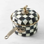 Mackenzie Childs Courtly Check Saucepan 2.5-QT. New. Price: $164.50.