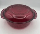 Tupperware Microwave Stack Cooker Steamer Cranberry 1.25 Quart Bowl Lid Used. Price: $24.95.
