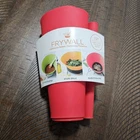 Frywall 12 Inch Red Splatter Protection Guard Frying Pan Cooking Silicone New. Price: $21.95.