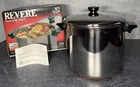 Revere Ware Qt Covered Stockpot #1428 Copper Bottom Stainless New Open Box Usa. Price: $184.00.
