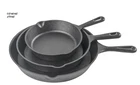 Commercial Chef 3-PIECE Cast Iron Skillet Set 8 Inch, 10 And 12 New. Price: $52.99.