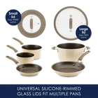 Rachael Ray & Create 11-PIECE Enameled Aluminum Cookware Set (almond) New. Price: $124.97.