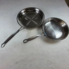 Cuisinart Multiclad Pro Stainless Steel Skillet Set 8" MCP22-20 & 10" MCP22-24 Used. Price: $60.00.