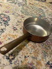 Agnelli Induction Copper High Saute Pan With Stainless Steel Handle, 2.6-QUART Used. Price: $62.00.