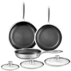 Innerwell 6PCS Stainless Steel Frying Pan Set, Silver New. Price: $62.00.