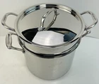 Cuisinart Quart Stockpot Steamer Strainer With Lid 7669-24 Used. Price: $44.97.